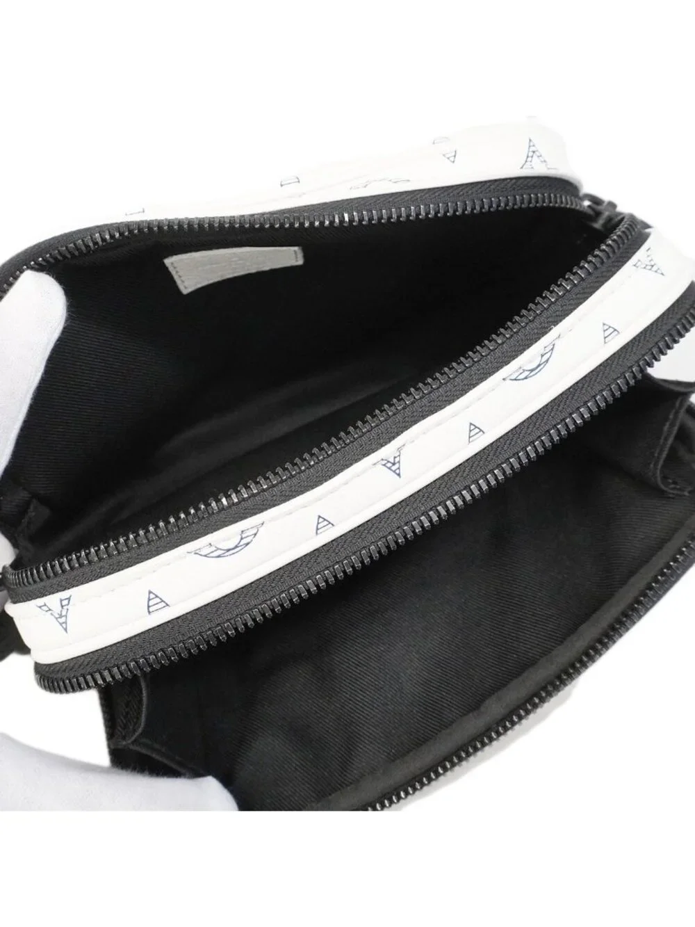 Louis Vuitton Shoulder Bag Monogram Shadow Alpha Wearable Wallet NV White